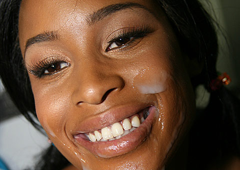 Stunning black teen Mckenzie Sweet goes white at a gloryhole